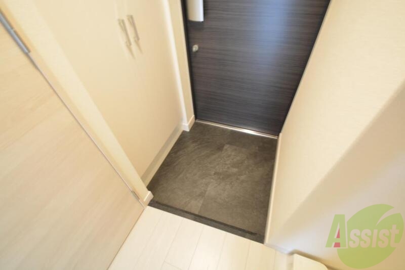 玄関　シューズボックス付の玄関