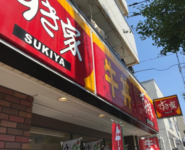 飲食店　すき家 下平間店（飲食店）まで624m