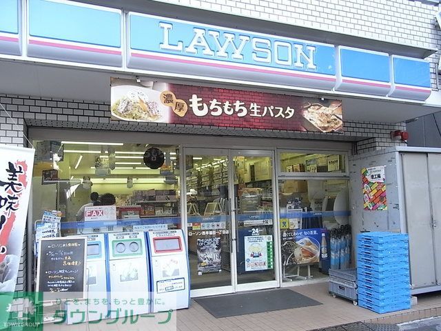 コンビニ　ローソン早稲田町店（コンビニ）まで110m