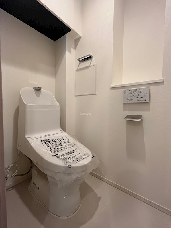 トイレ　ゆったりとした空間のトイレです