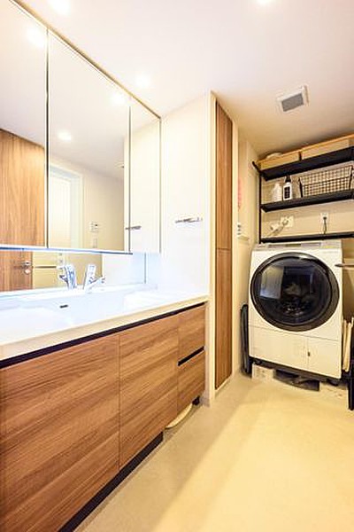 洗面設備　別タイプ部屋　参考写真です