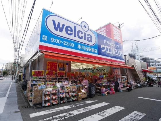 ドラックストア　ウエルシア氷川台駅前店（ドラッグストア）まで624m