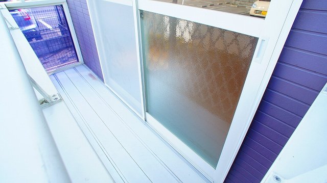 バルコニー　落ち着いた時間を過ごせるバルコニーです