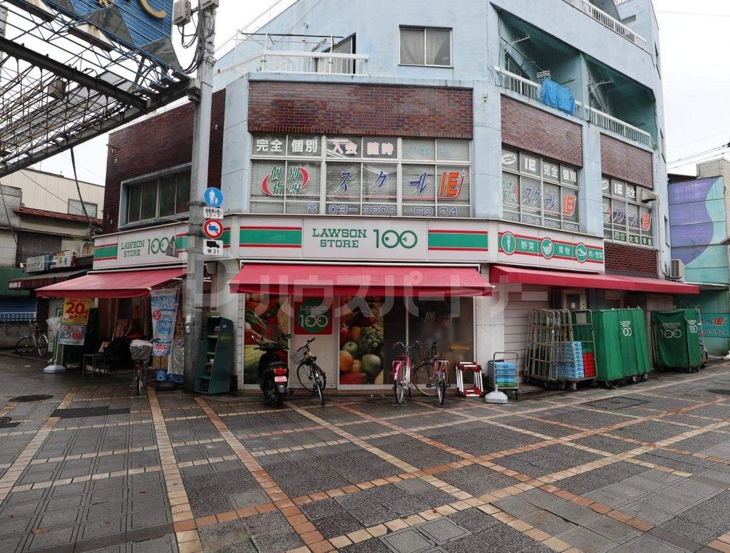コンビニ　ローソンストア100亀有東和店（コンビニ）まで160m