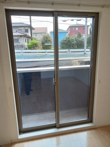 バルコニー　外からの目が気にならないバルコニーで洗濯物が干せます