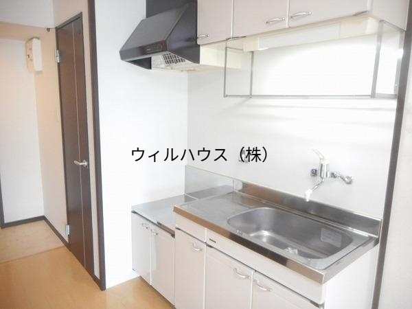 キッチン　ガスコンロ設置可！