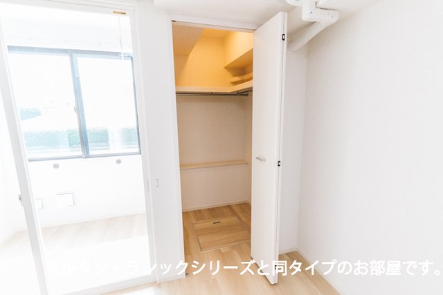 収納　たっぷりとした収納スペースです