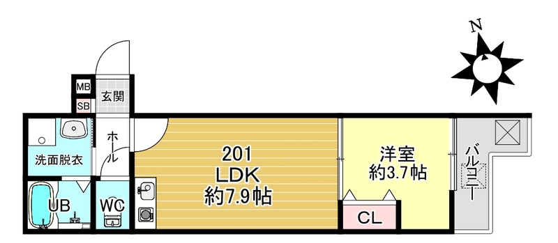 BKB仙石屋敷の間取り写真