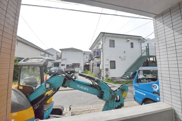眺望　建築中