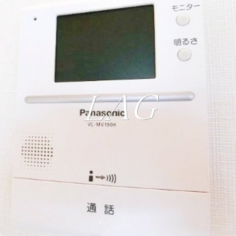 セキュリティ　モニター付きインターホンです。