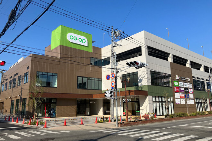 スーパー　コープかすかべテラス店（スーパー）まで800m