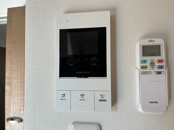 セキュリティ　※別部屋の写真です