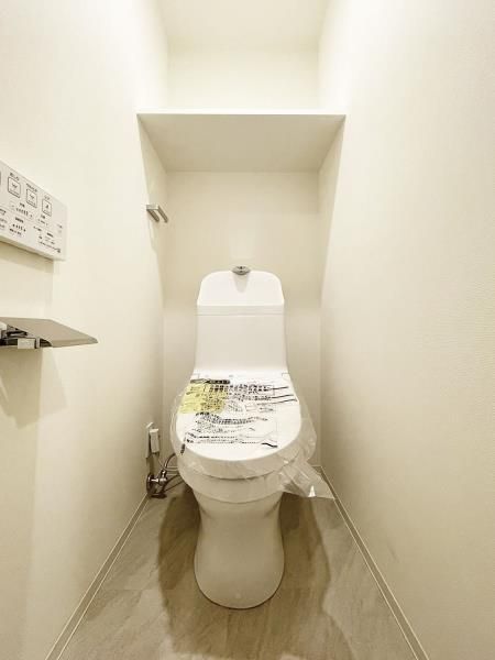 トイレ　ゆったりとした空間のトイレです