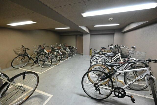 駐車場　駐輪場です。