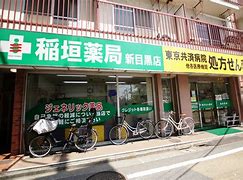 ドラックストア　稲垣薬局 新目黒店（ドラッグストア）まで106m