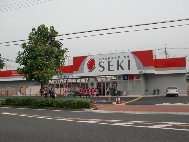ドラックストア　ドラッグストアセキ若葉店（ドラッグストア）まで843m