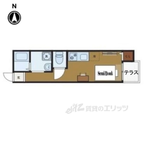 グラディート富雄駅前の間取り写真