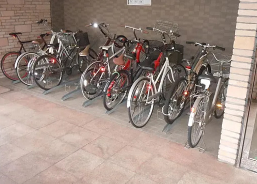 駐車場　駐輪場です