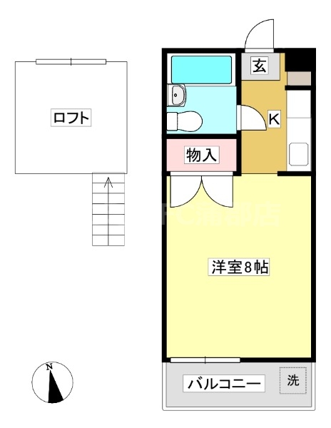 サンシティ松山の間取り写真