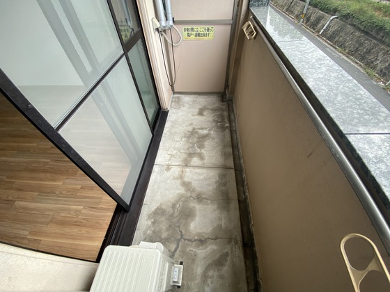バルコニー　※別部屋の写真です