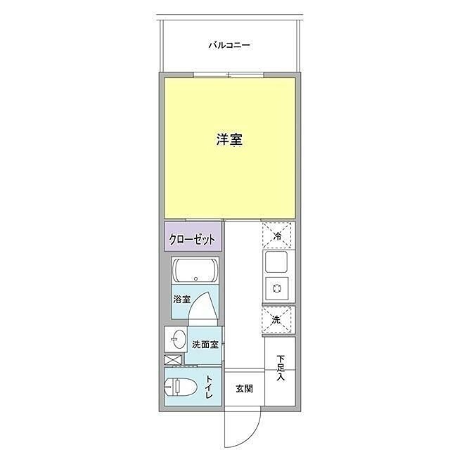 AXIS元住吉の間取り写真