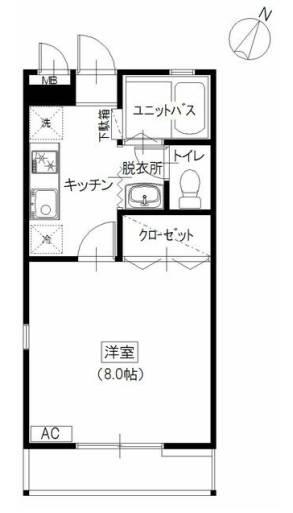 ブルージェ・アベ和光IIの間取り写真