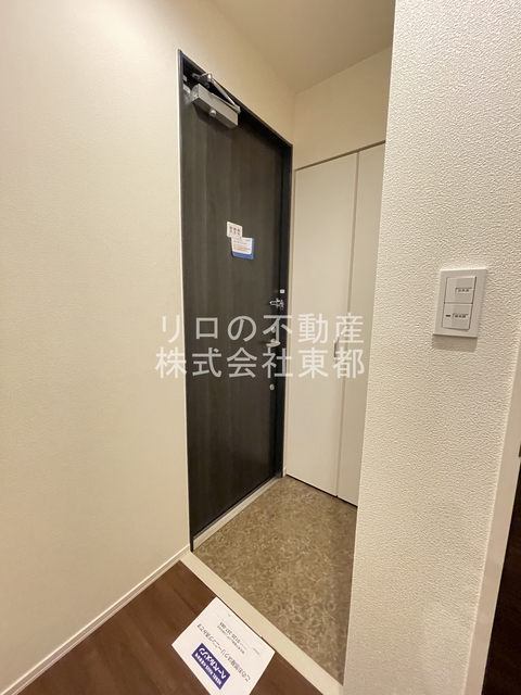 玄関　下駄箱がついているので、片付いた玄関をキープできます！