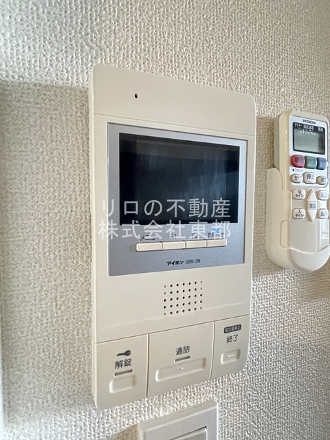 セキュリティ　訪問者が一目で分かるＴＶモニタ付インターホンです！