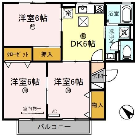 EAST NONAMI 壱番館の間取り写真