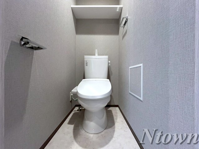 トイレ　ゆったりとした空間のトイレです