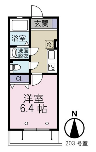 カトルフィーユの間取り写真
