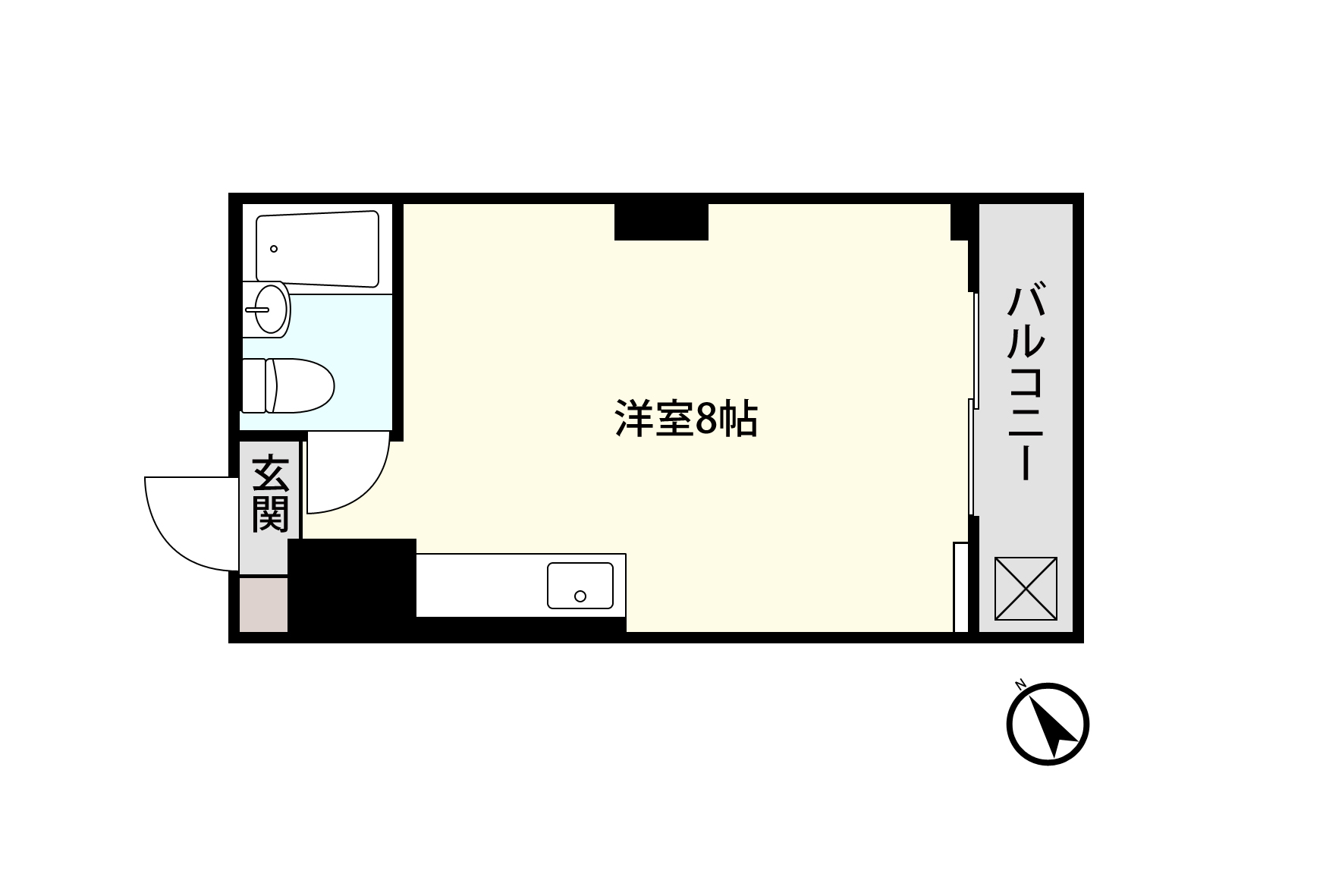 アシスト水戸マンションの間取り写真
