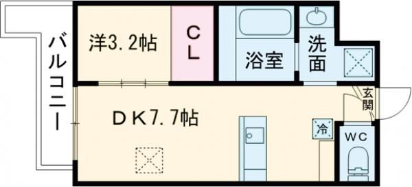 フクダ不動産新大宮マンションの間取り写真