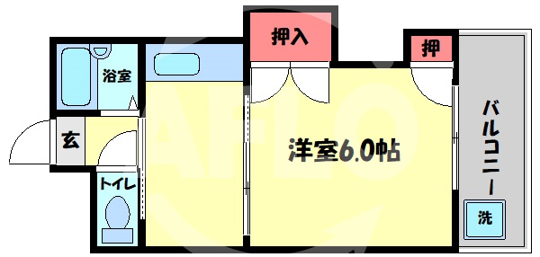 FM Nakazaki Iの間取り写真