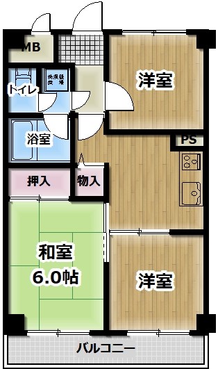 TYコート栄町通の間取り写真