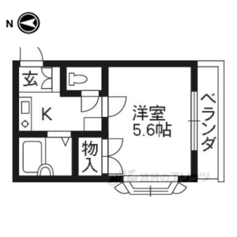 レオパレス藤ノ森の間取り写真