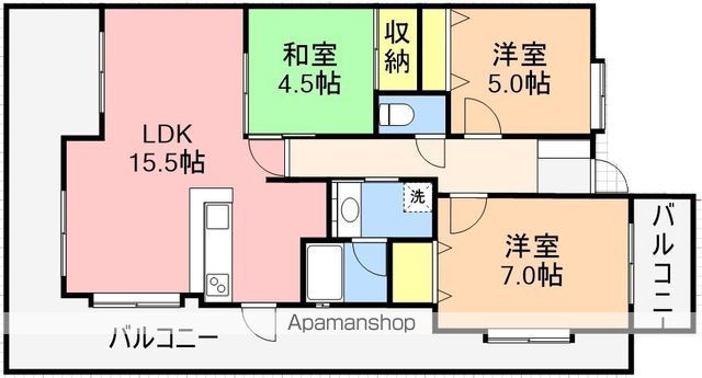 エイルマンション新潟駅南ロゼアの間取り写真