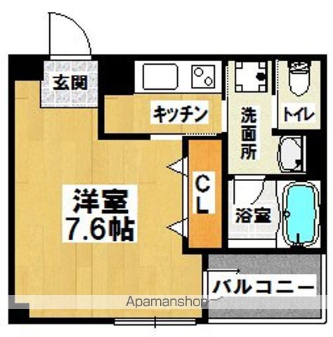 南海本線 諏訪ノ森駅 徒歩5分 6階建 築8年の間取り写真