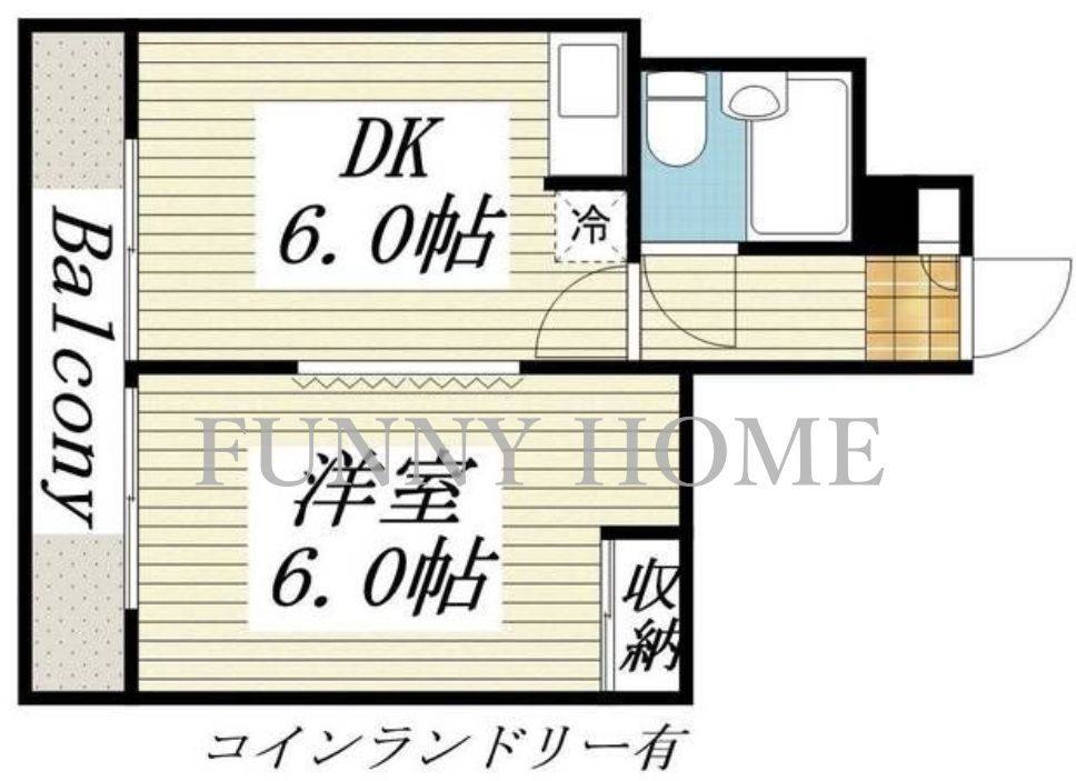 レジダンス・イン・三軒茶屋の間取り写真