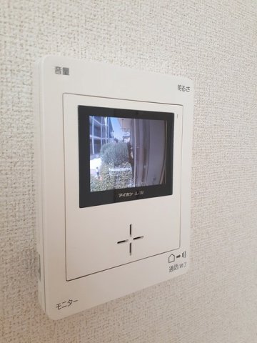 セキュリティ　モニター付きインターホンです