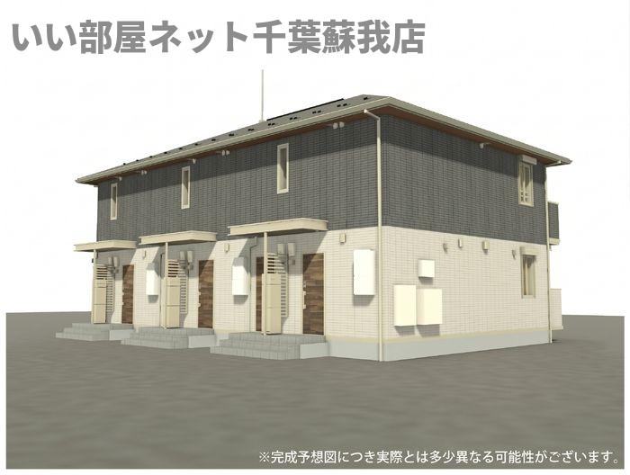 建物外観　先行申込受付中！完成が楽しみですね！