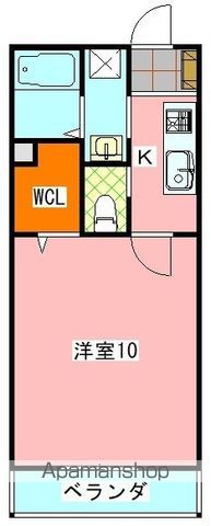 京成本線 谷津駅 徒歩6分 2階建 築13年の間取り写真
