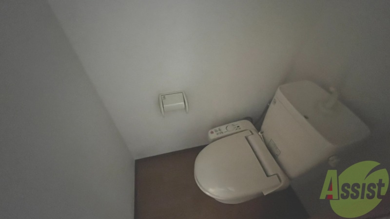 トイレ　トイレを撮影しました。ウォシュレットが付いています。