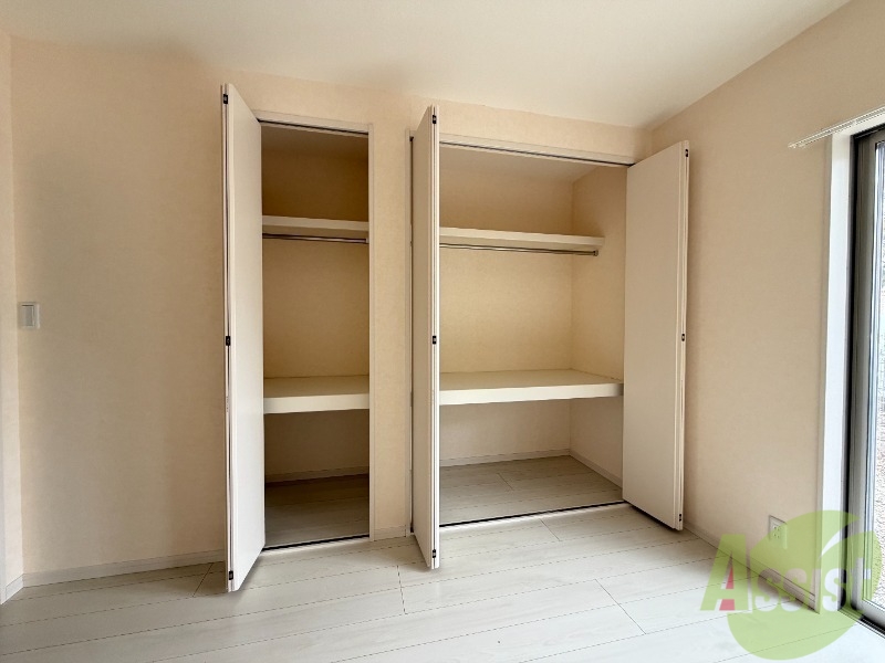 収納　収納力も魅力のお部屋