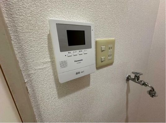 セキュリティ　モニター付きインターホンです