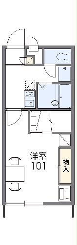 レオパレスアルテの間取り