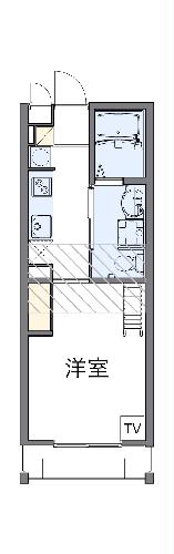 レオパレス清荒神ＬＡ１の間取り