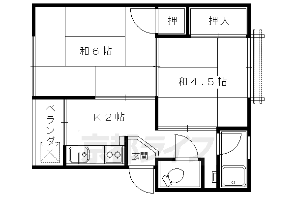 春日マンションの間取り