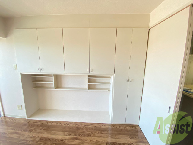 収納　収納スペースがあるので、荷物が多い方でも安心。