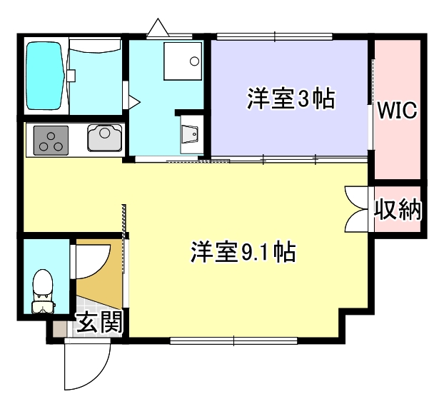 INTEGRAL稲寄IIの間取り